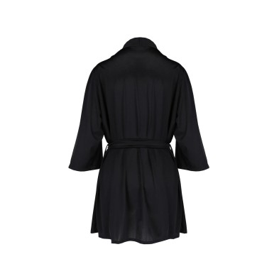 SYBILLA PEIGNOIR black S/M - Casmir